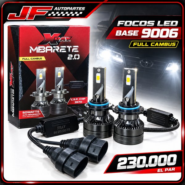 FOCOS LED CAMBUS 9006