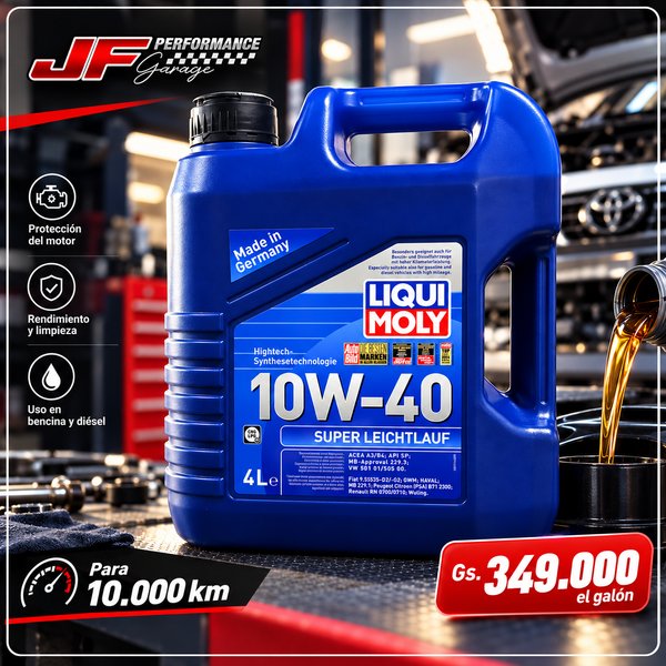 Aceite motor 10w40 Liqui Moly