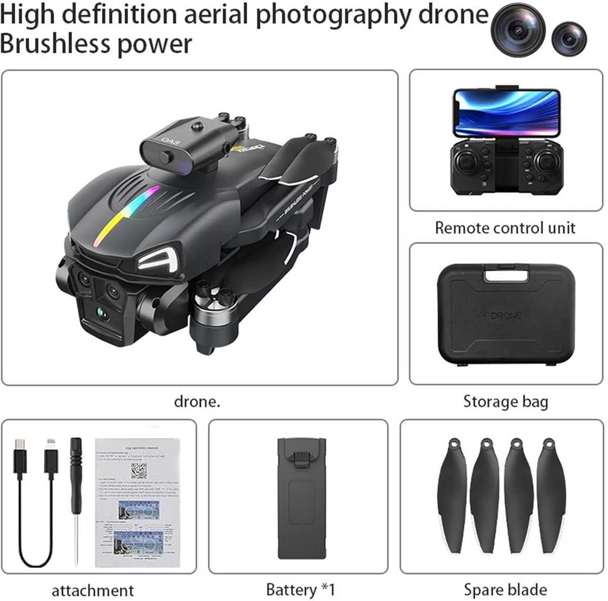 Drone Aerial Uav Camara Hd - 2