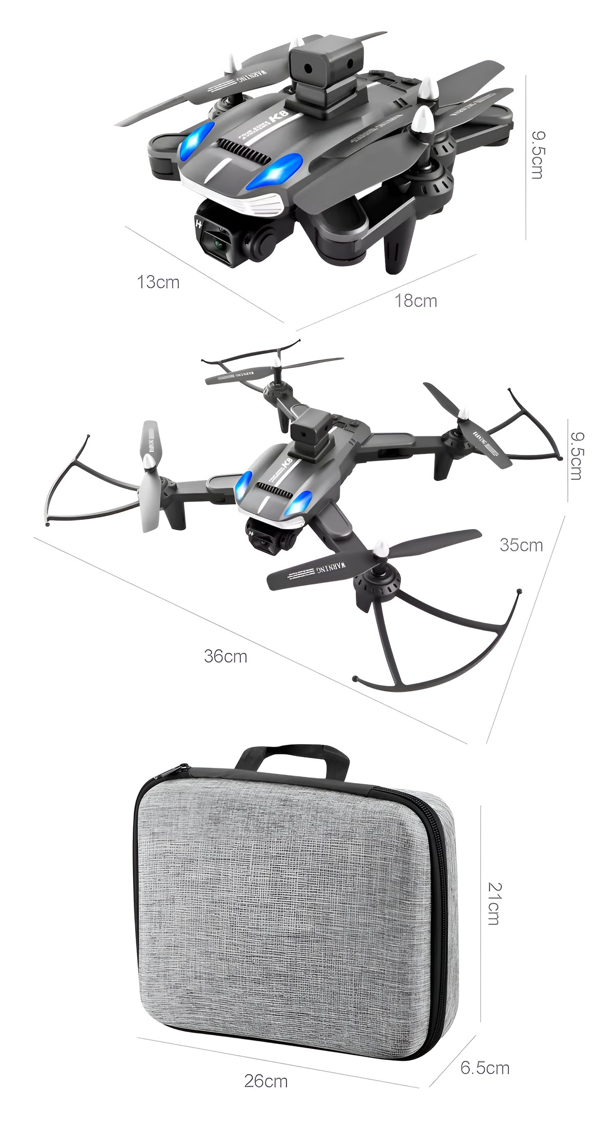 Drone Aerial Uav Camara Hd - 4