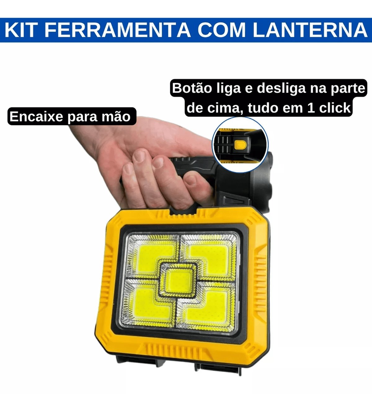 Kit Herramientas Linterna Y Cargador - 3