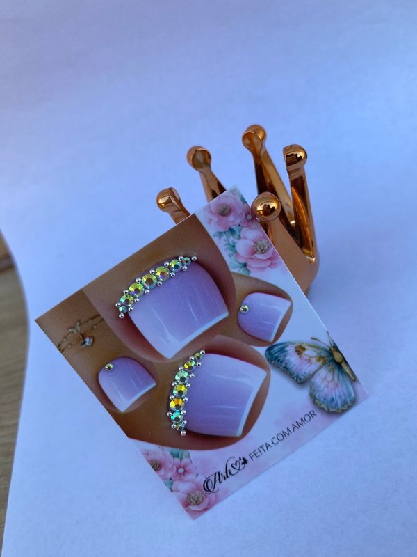 Joia pro pé Swarovski 