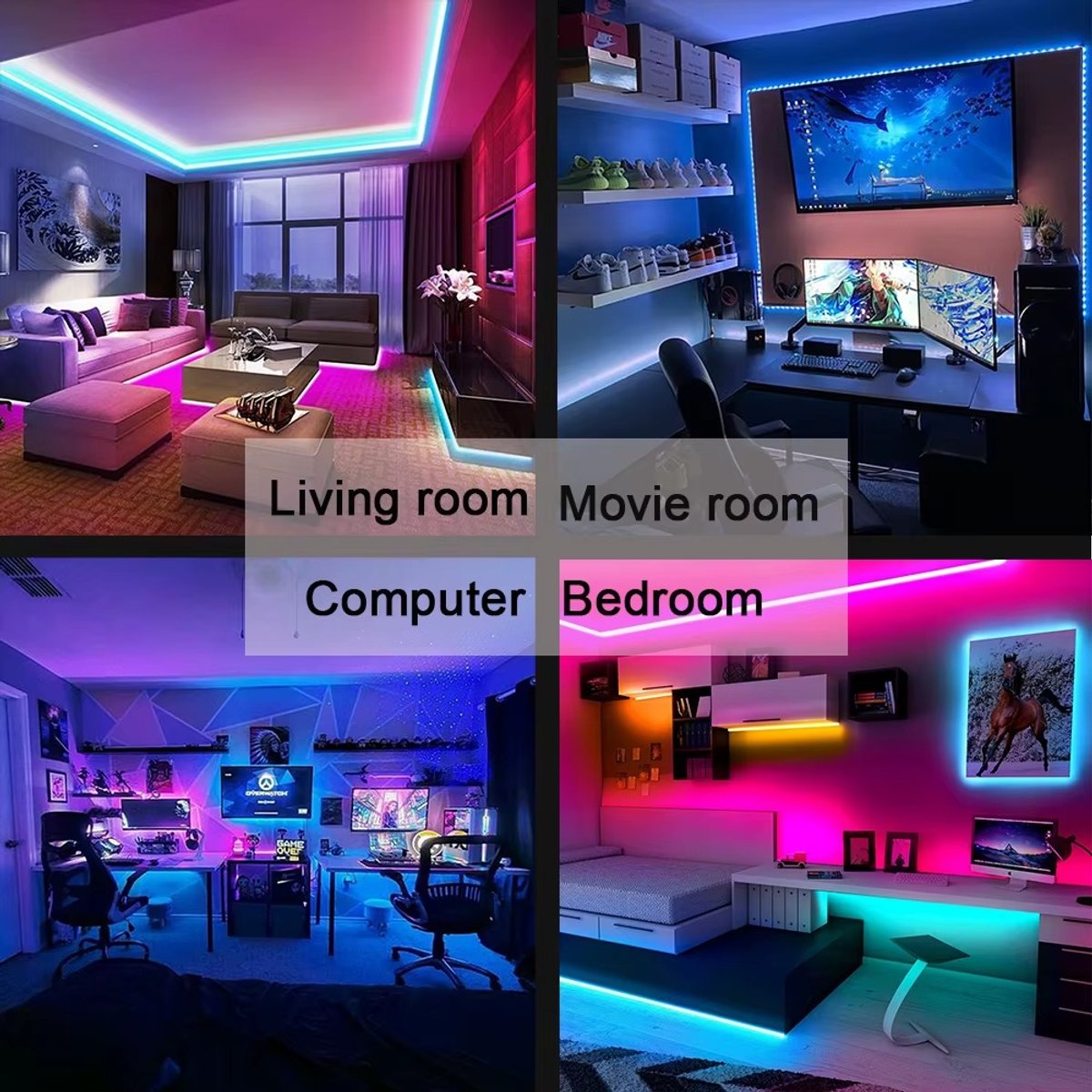 Cinta Led de 5M RGB con Control