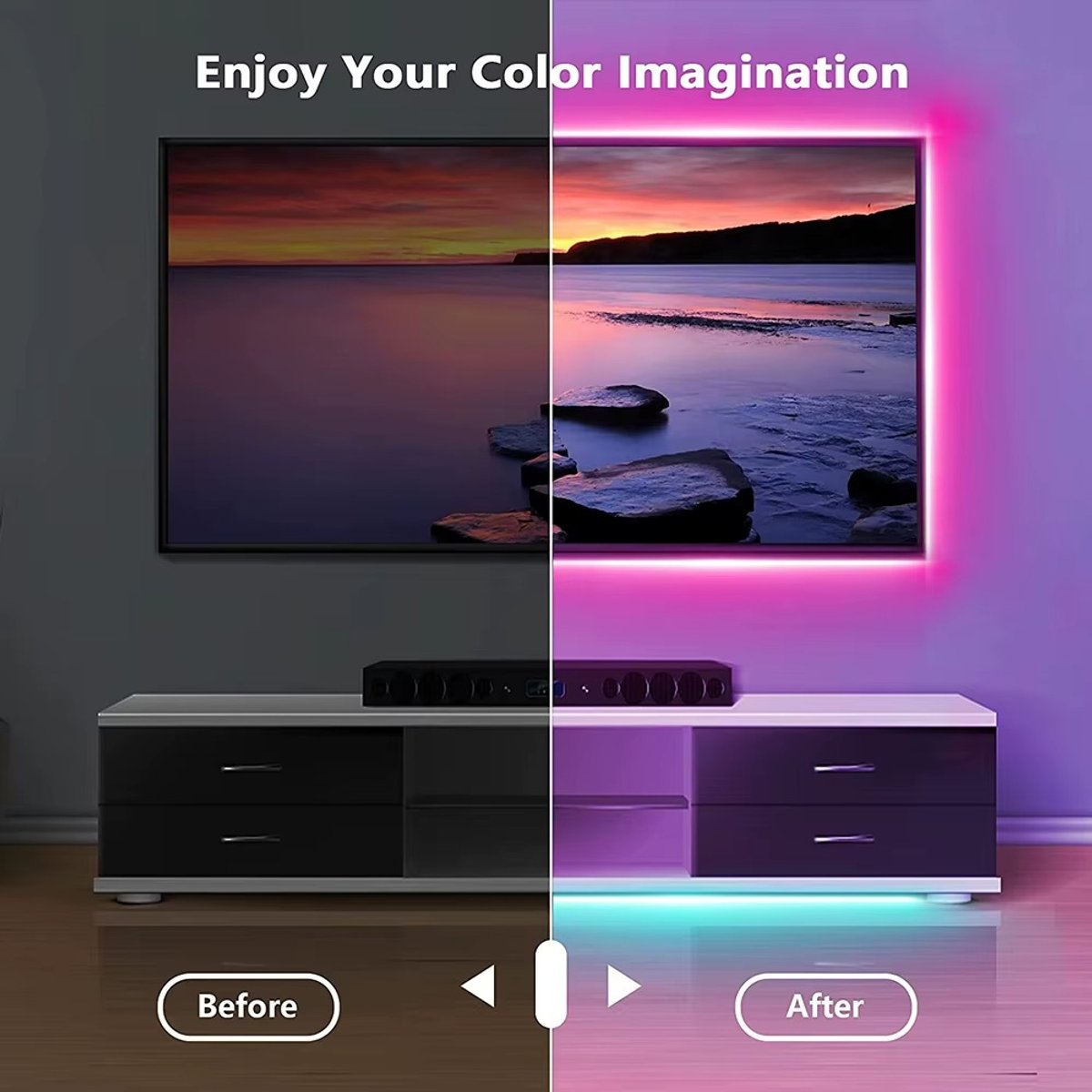 Cinta Led de 5M RGB con Control - 4