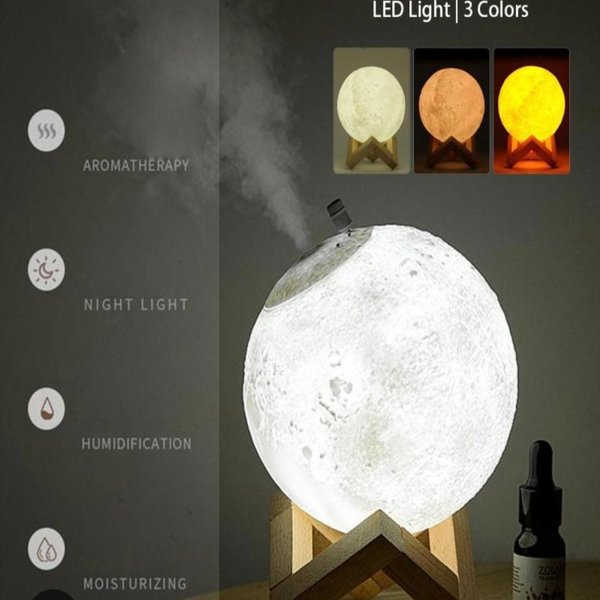 Lámpara Humidificador Luna.