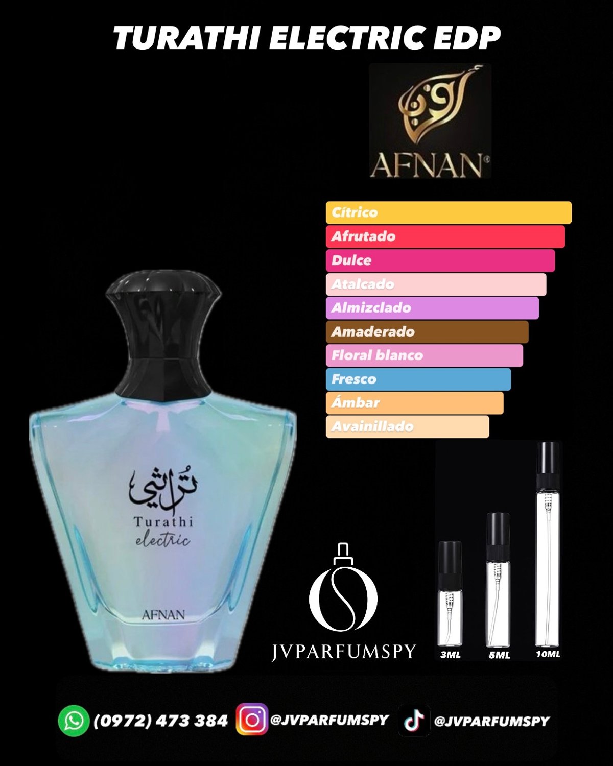 AFNAN TURATHI ELECTRIC EDP | JVParfumsPy