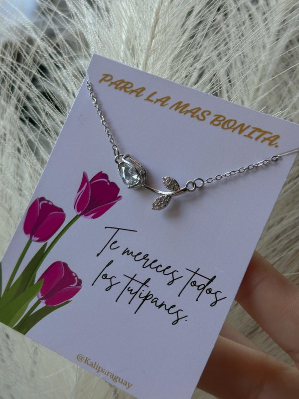 Collar tulipan