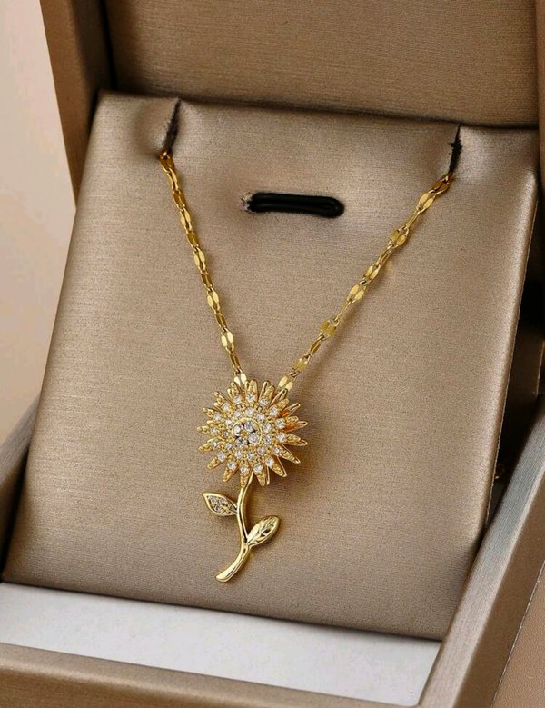 Collar de girasol