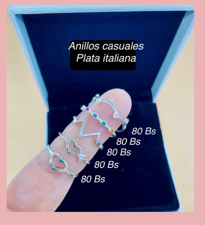 Anillos casuales con diseños variados