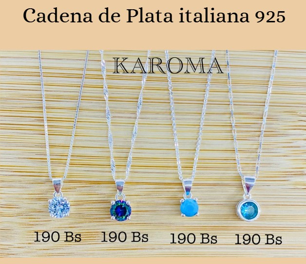 Cadena con dije decorado