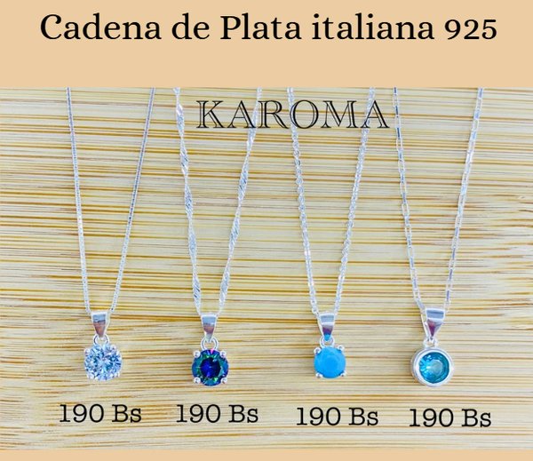 Cadena con dije decorado