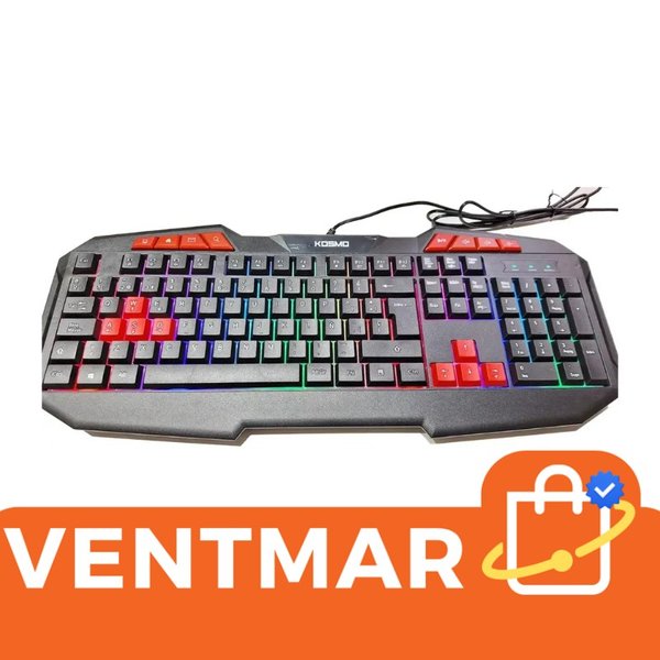 Teclado Gamer Kosmo KD602 Español USB Retroiluminado