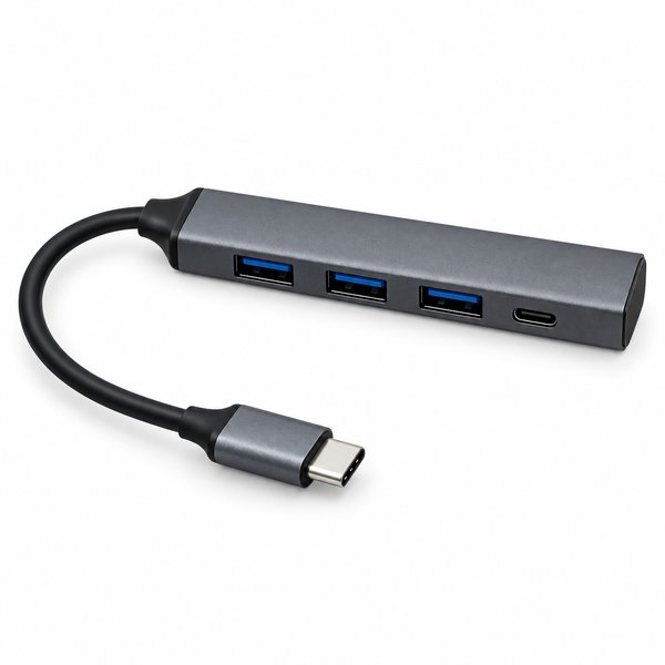 Combo Notebook Kernix: Hub USB-C 4 Puertos + Mouse Mixor