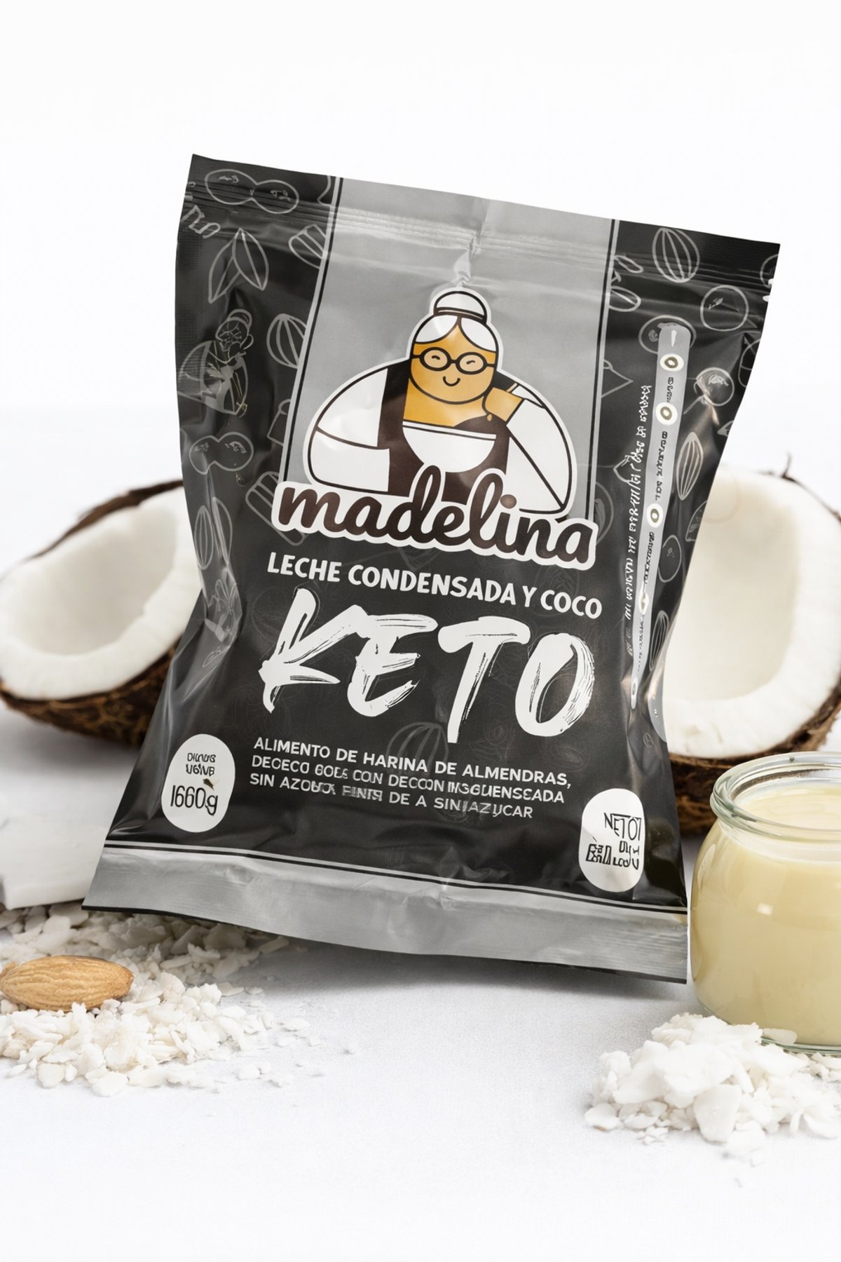 Alfajor Keto de Leche condensada y coco – Sin Azúcar | Madelina