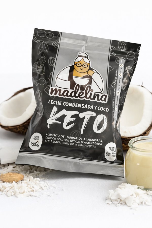 Alfajor Keto de Leche condensada y coco – Sin Azúcar | Madelina