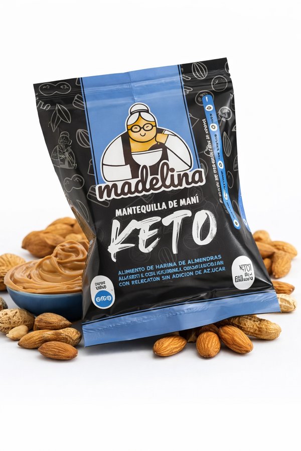Alfajor Keto de Mantequilla de maní – Sin Azúcar | Madelina