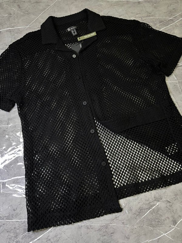 Black Fishnet Shirt ➰