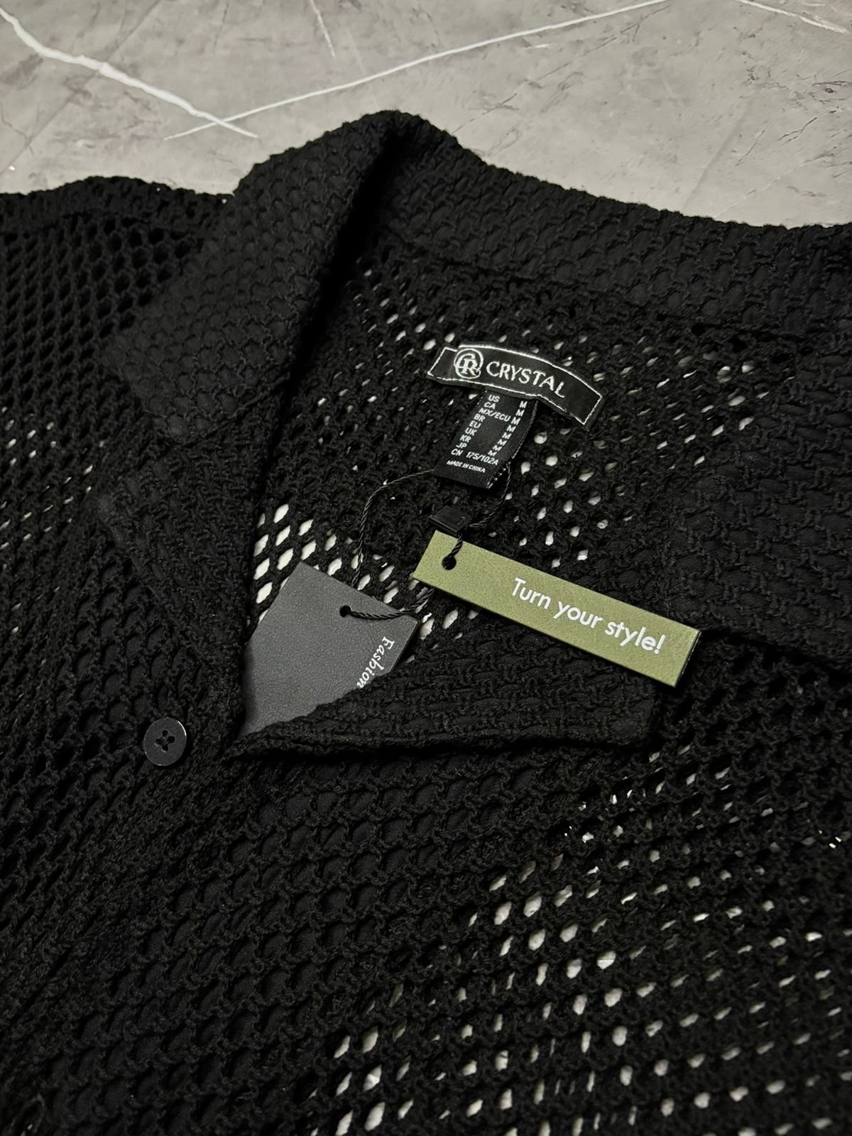 Black Fishnet Shirt ➰ - 4