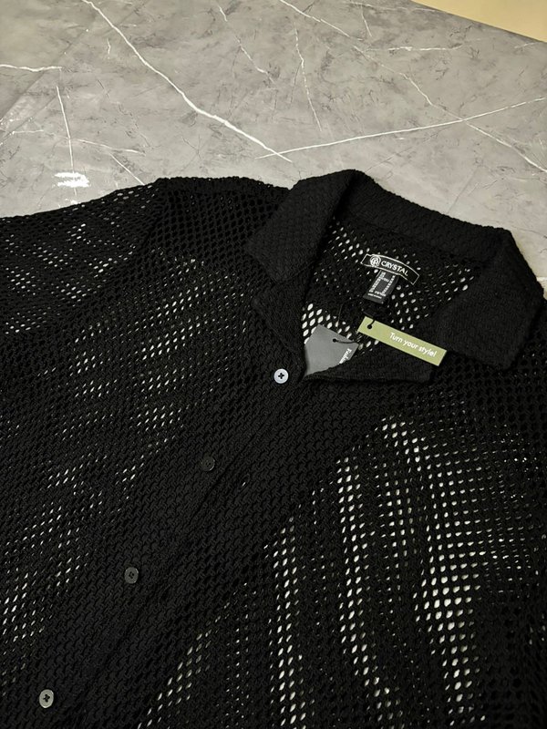 Black Fishnet Shirt ➰