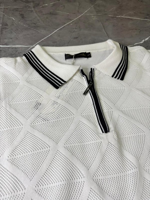 Polo Knit Jacquard
