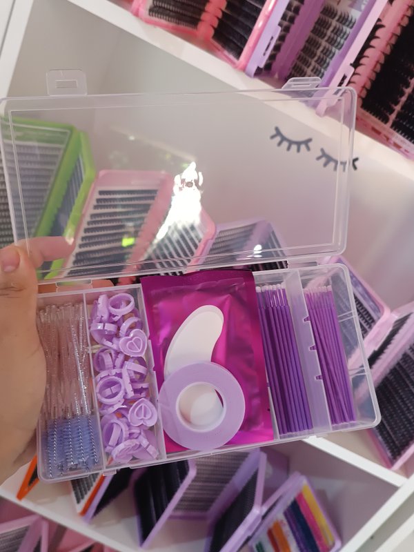 Kit de aplicación de pestañas ✨