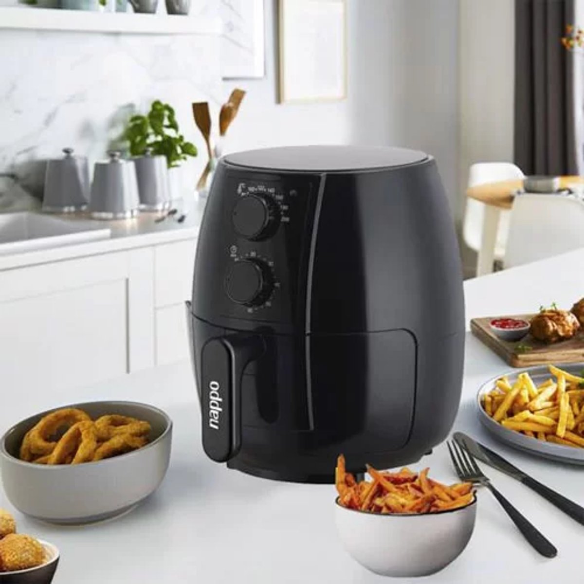 Freidora Nappo 3,2L Mecanico Negro