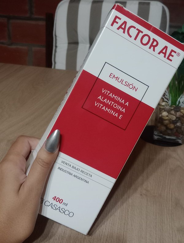 emulsión hidratante factor ae x400ml