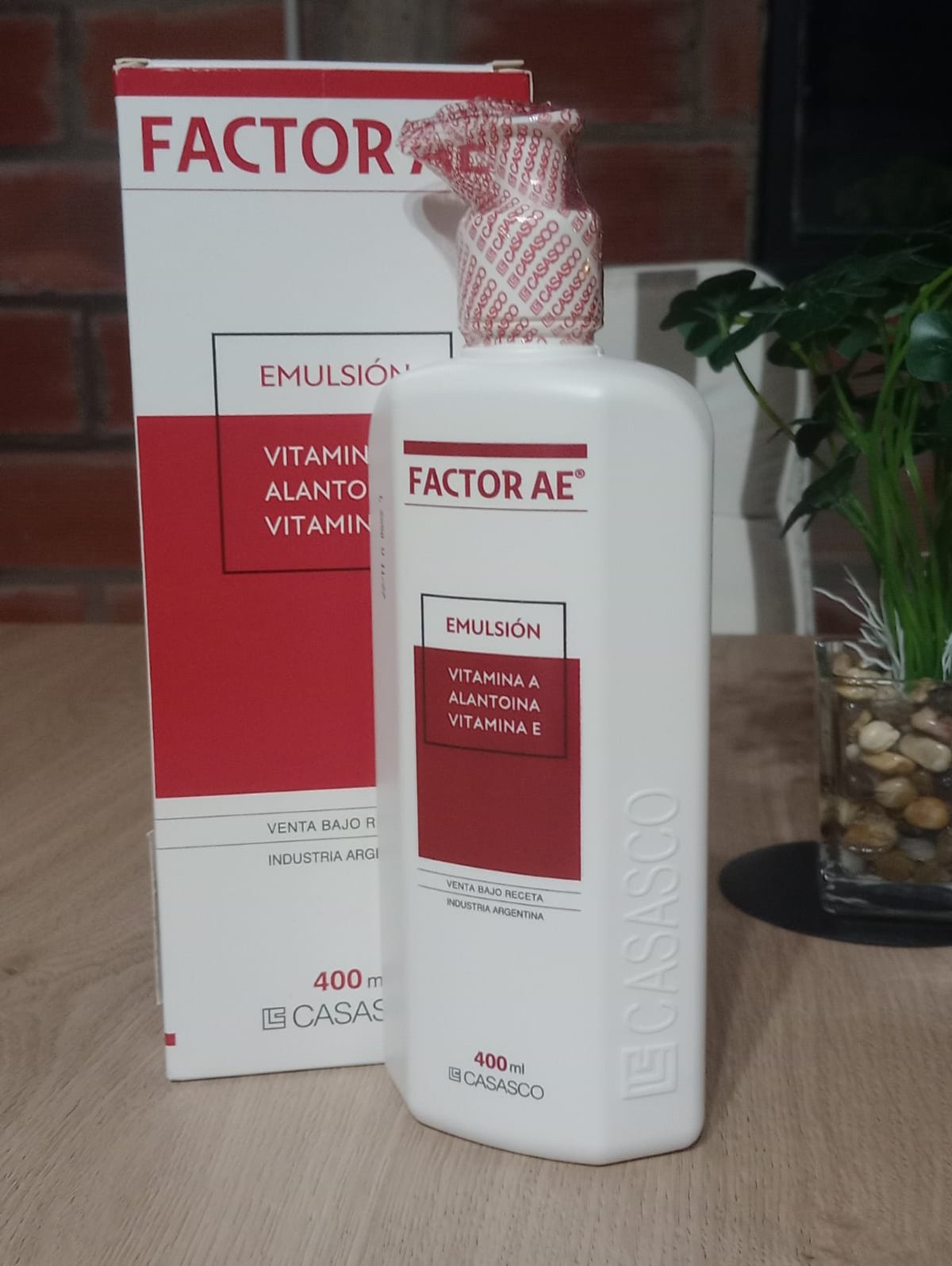 emulsión hidratante factor ae x400ml - 2