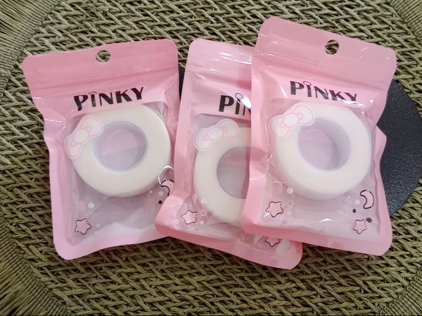 cinta transparente para pestañas