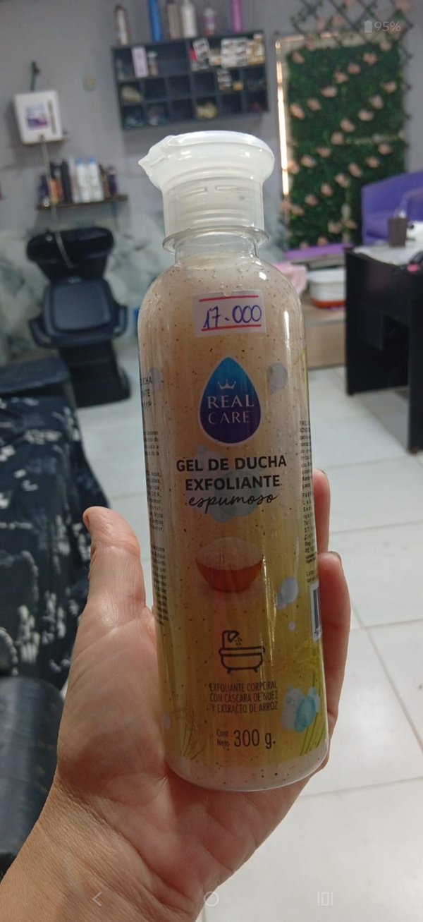 gel de ducha Exfoliante