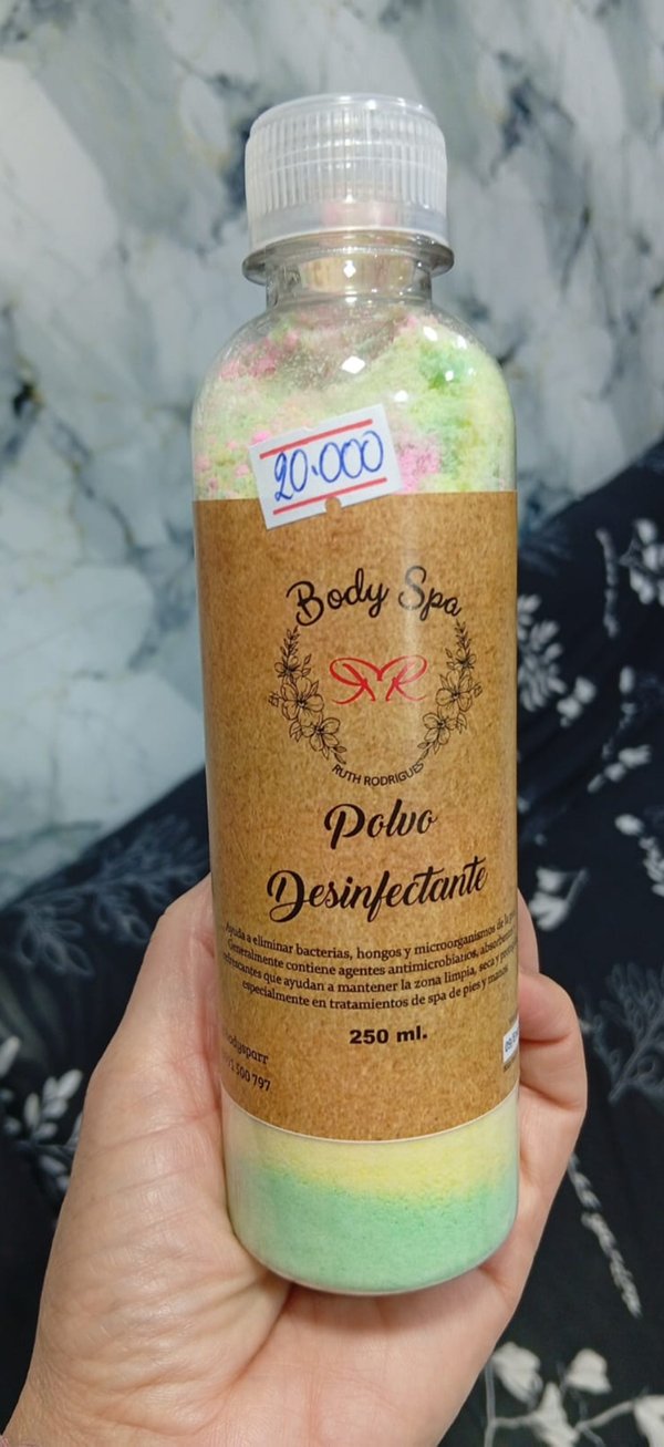 polvo desinfectante para spa de pies