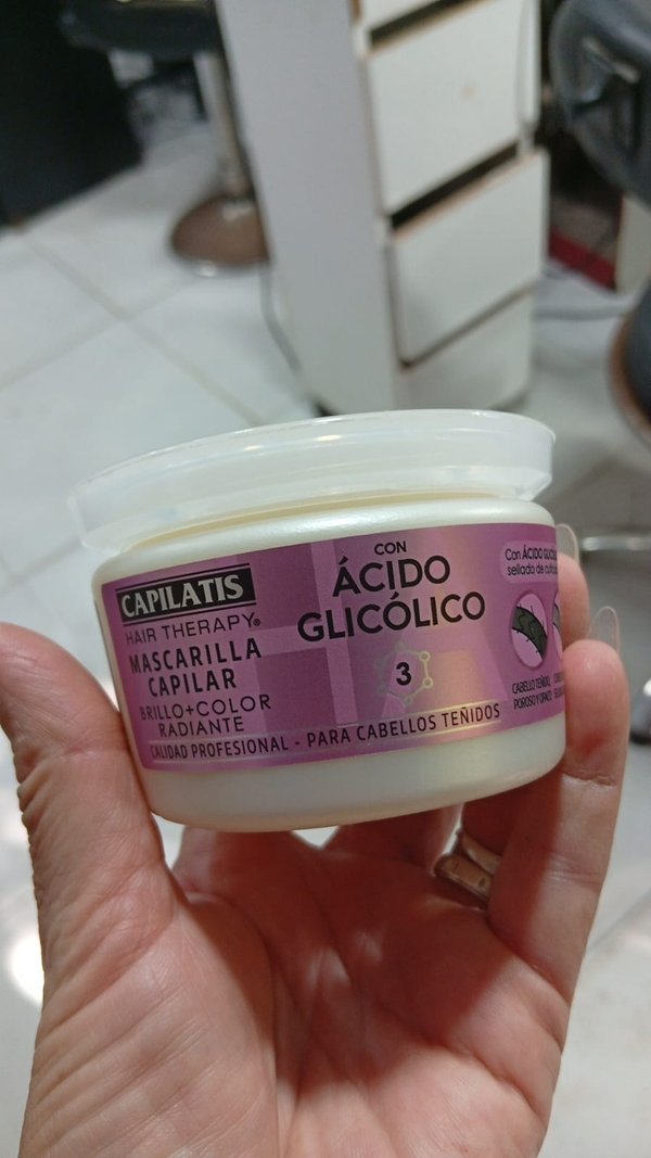 mascarilla capilatis de ácido glicólico