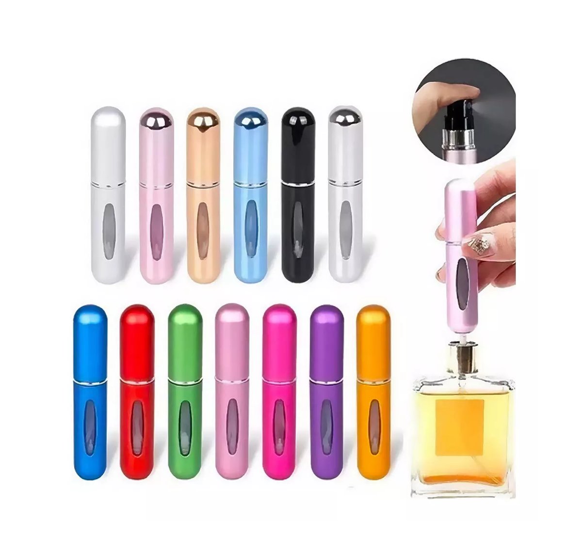 Atomizador Colores Recargable 5ml (VACIO) - 2