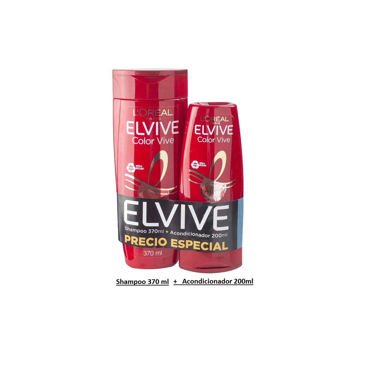 Pack Elvive Shampoo + Acondicionador Colorvive p/ Cabello Teñido