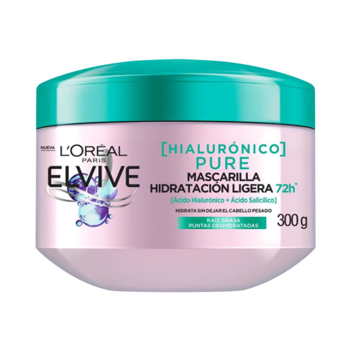 ELVIVE MASCARILLA HIALURONICO PURE 300 ML