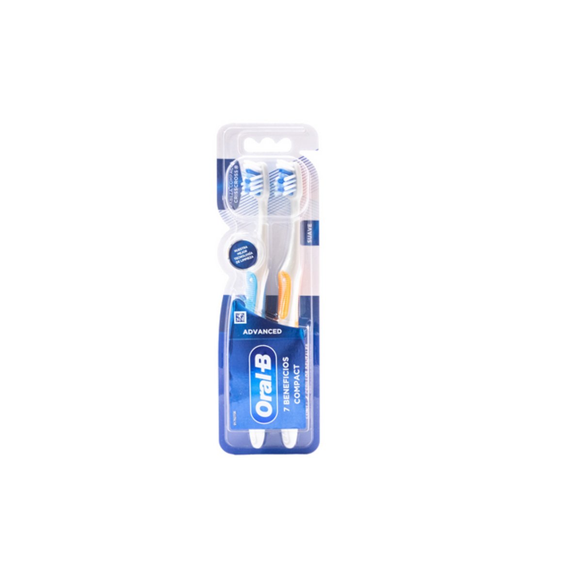 Oral-B cepillo 7 beneficio advanced x 2 unidades