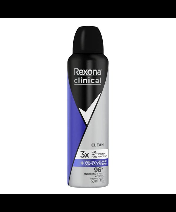 Antitranspirante Rexona Clinical Clean 150ml