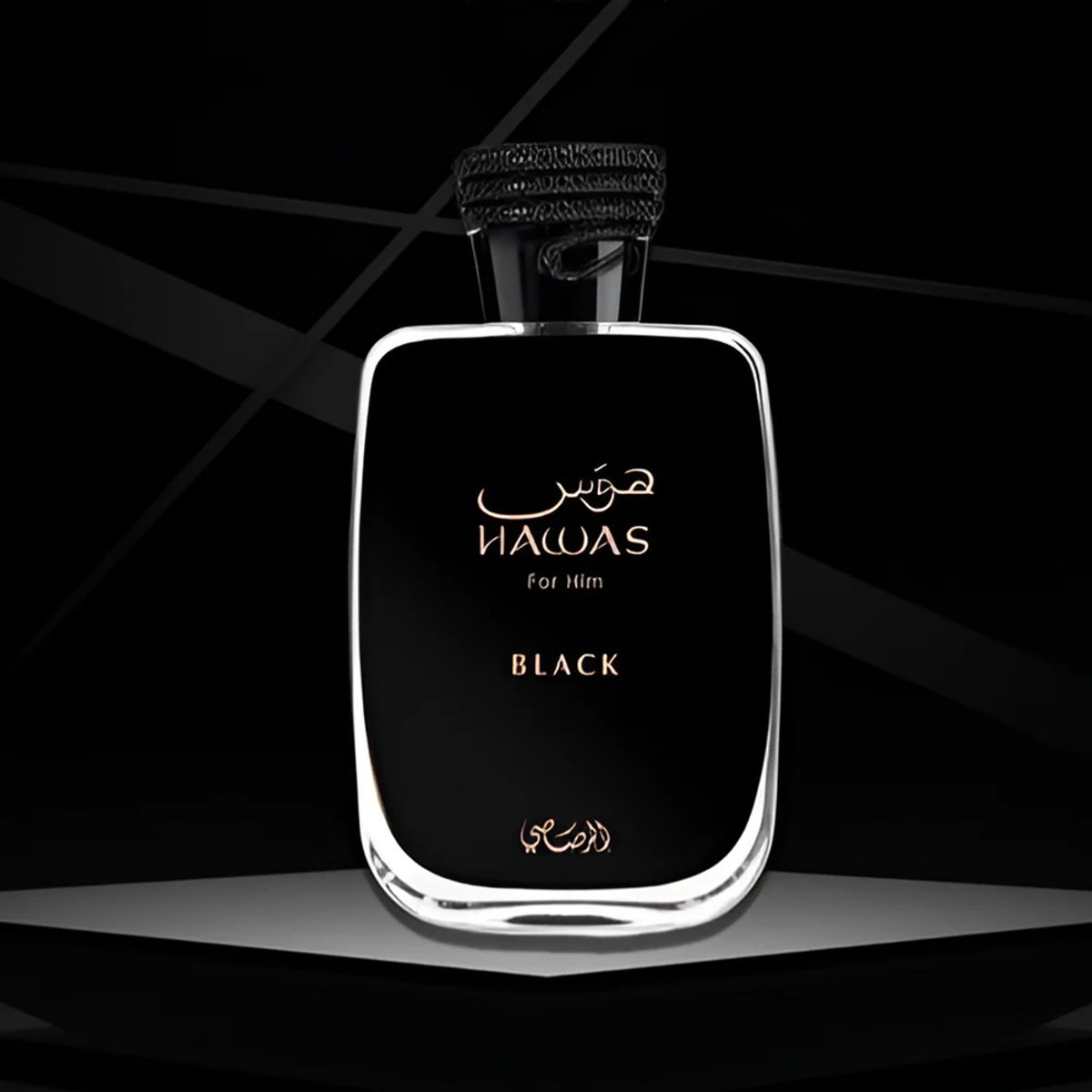RASASI HAWAS BLACK FOR HIM EDP 100 ML - 3