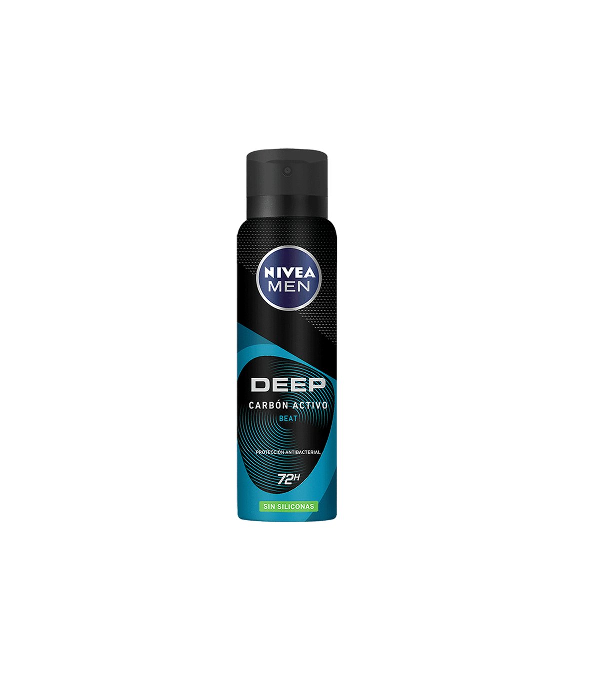 Desodorante Nivea Men Deep Carbon Active Beat 150 ml 