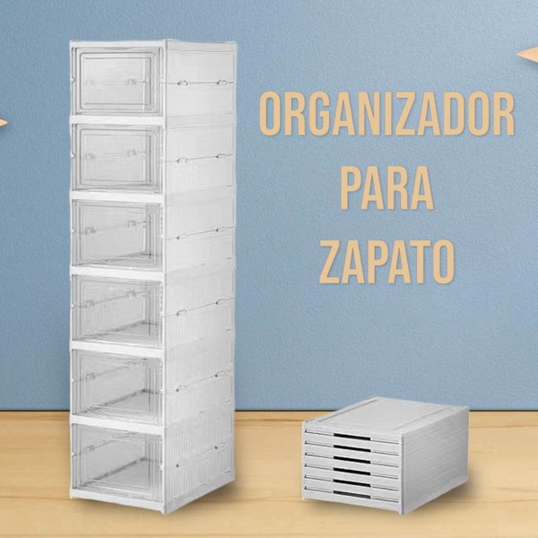 Zapatero Plegadizo Con Tapa Transparente