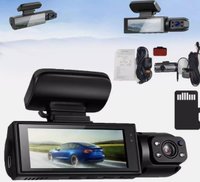 Dvr video car dos canales frontal e interior 