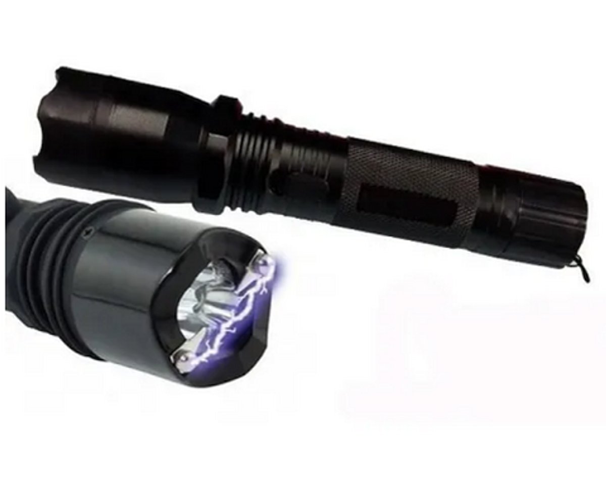 Linterna táctica con picana eléctrica