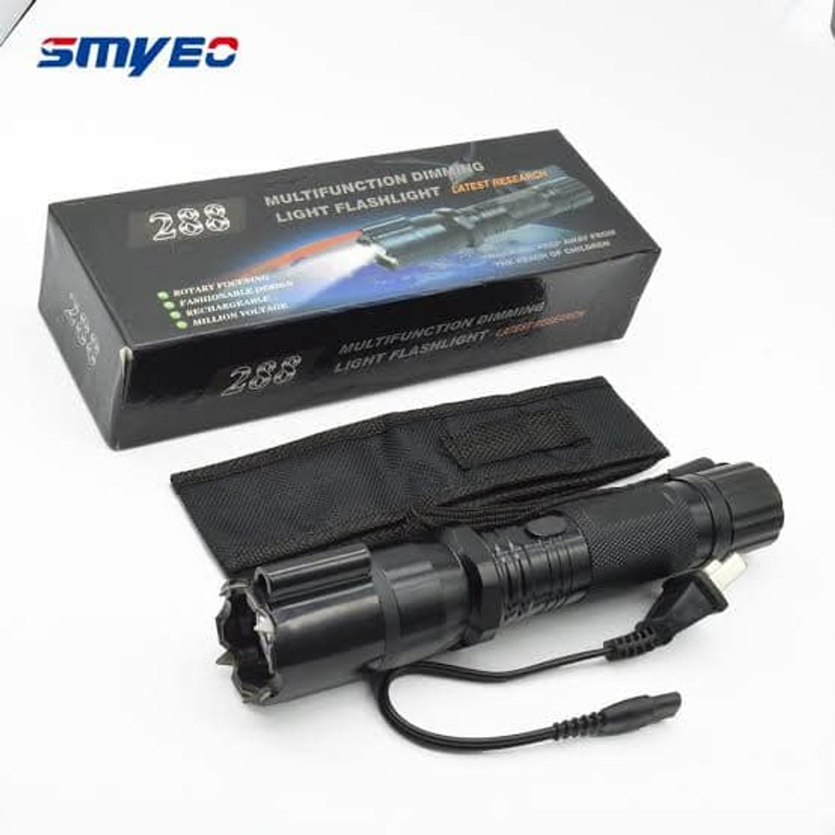 Linterna táctica con picana eléctrica - 2