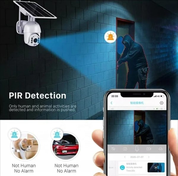 Camara Solar Wifi Cctv Smart