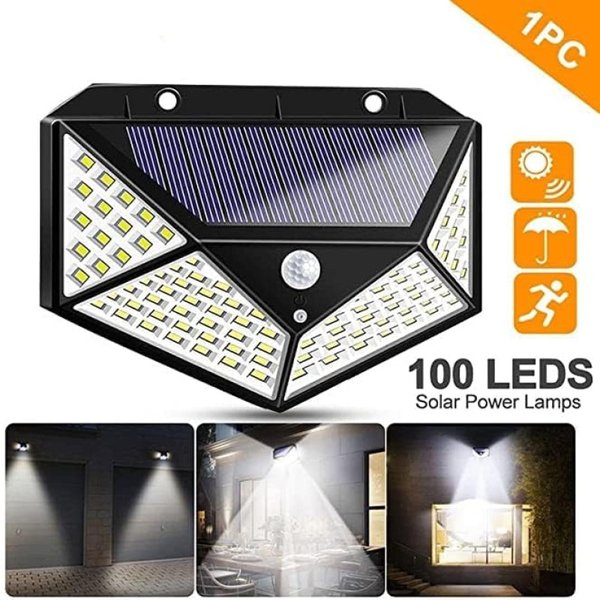 Lampara Led De Pared Solar