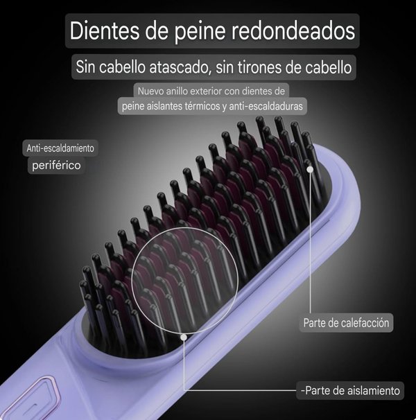 Cepillo Alisador Portatil