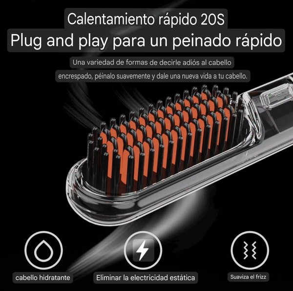 Cepillo Alisador Portatil