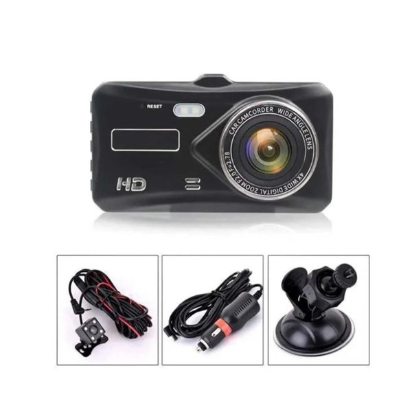 Camara Dvr Para Coche dos canales frontal y trasero