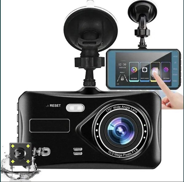 Camara Dvr Para Coche dos canales frontal y trasero