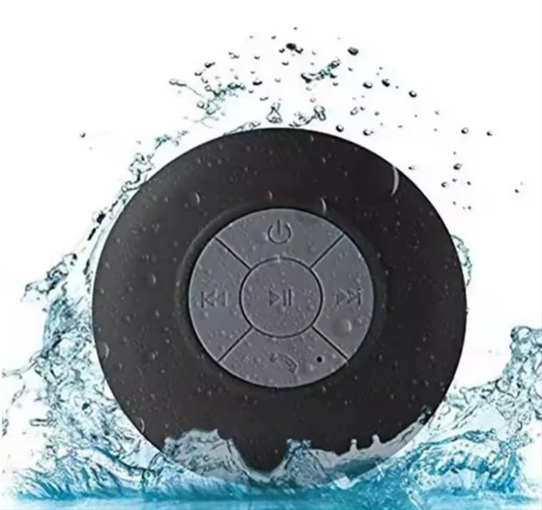 Parlante Para Ducha Impermeable Negro